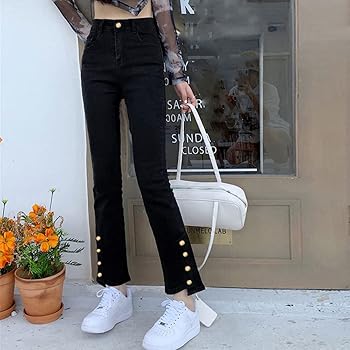 Amazon | [miniministore] アンクル丈 デニムパンツ レディース